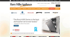 Desktop Screenshot of harrymillerappliances.com